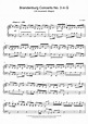 Brandenburg Concerto No. 3 in G (1st movement: Allegro) | Sheet Music ...