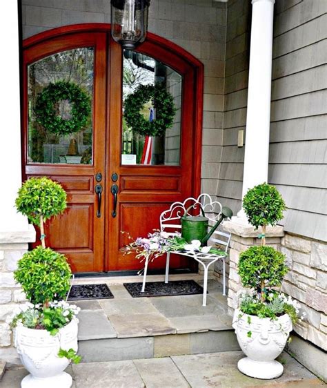 67 Best Front Door Flower Pot And Porch Planter Ideas In 2023