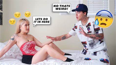 Lets Do It In Our Roommates Room Prank On Boyfriend Gets Real Youtube