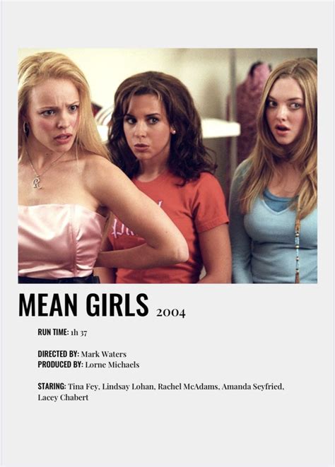 Mean Girls Minimal Poster