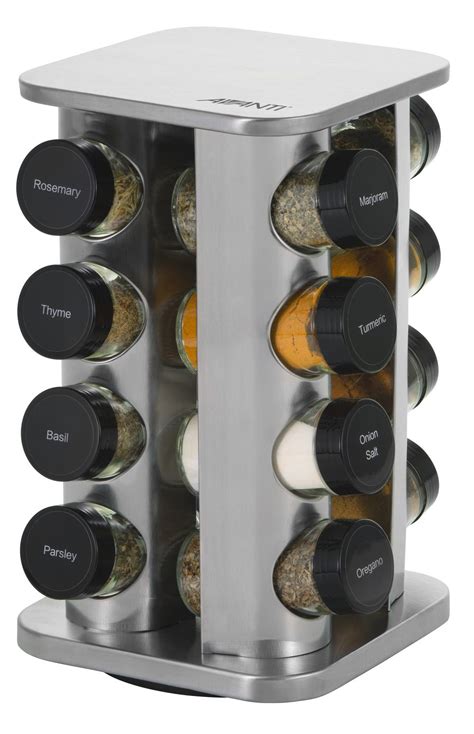 Avanti Revolving Herb And Spice Rack Set 16 Jars Buy Online At The Nile