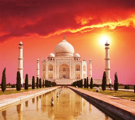 Taj Mahal Palace In India Stock Image Image Of Jahan 2970077