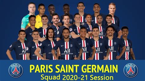 PSG Confirm Squad 2020-21 Session | New Youngest Player From Paris ...