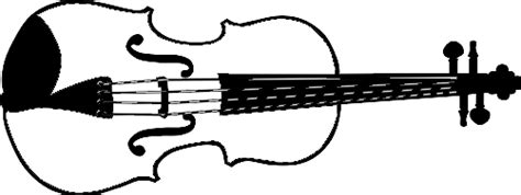 Violin B And W Clip Art At Vector Clip Art Online