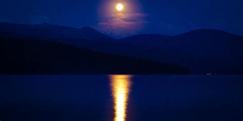 Moonrise Over Priest Lake Photograph By David Patterson Fine Art America