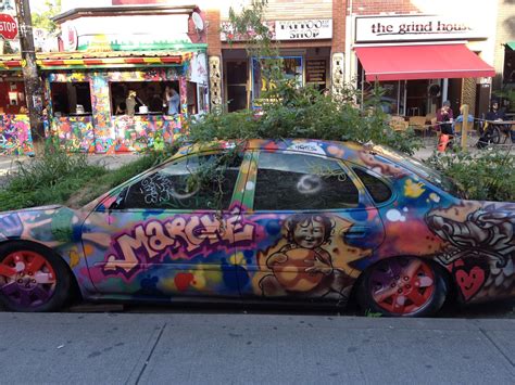 Comfort and convenience book a rental car from kensington market airport and start your adventure as soon. Kensington Market Toronto. Love the Garden car! | Fun ...