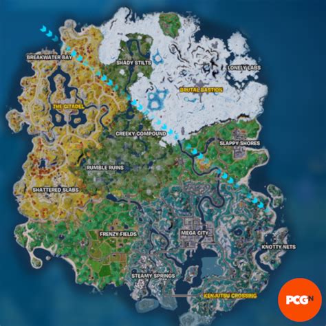 Fortnite Chapter 4 Season 3 Map And How To Find Hot Spots Pcgamesn