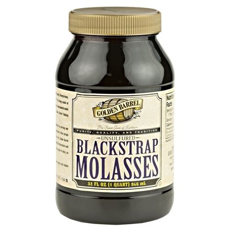 Molasses Blackstrap Unsulphured 32 Oz [pack Of 12] [golden Barrel] Bulk Nuts 4 You