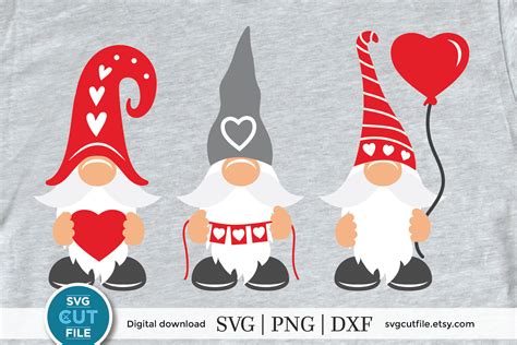 Download Valentine gnome svg valentine gnomes svg Valentine's Day ...