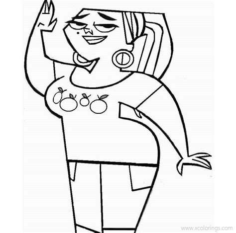 Total Drama Cast Coloring Pages Coloring Pages