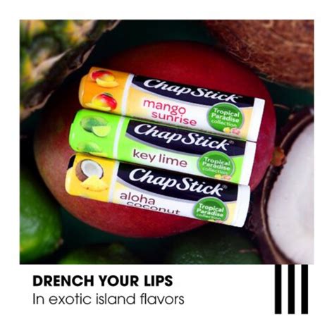 ChapStick Lip Care Tropical Paradise Collection 3 Ct Kroger