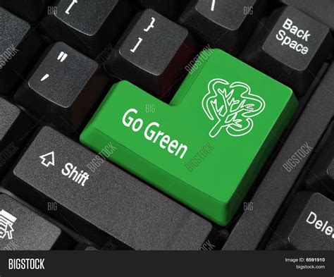 Go Green Key Image And Photo Free Trial Bigstock