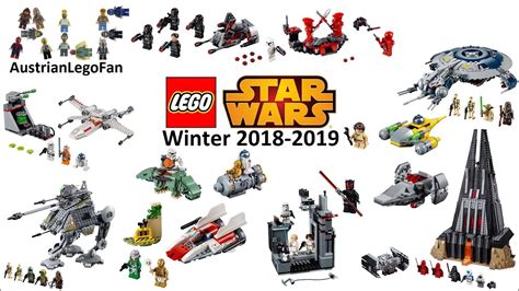 Lego Star Wars 2019 Compilation Of All Winter Sets 2018 2019 Youtube