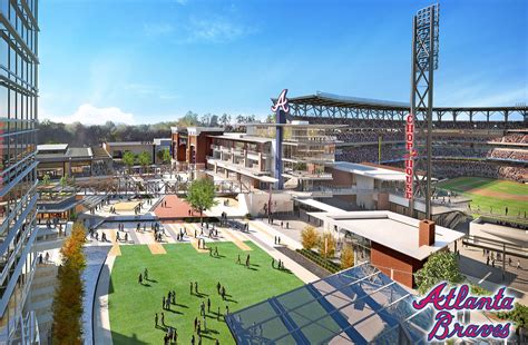 Renderings Of Suntrust Park The Future Stadium Of Atlanta Braves