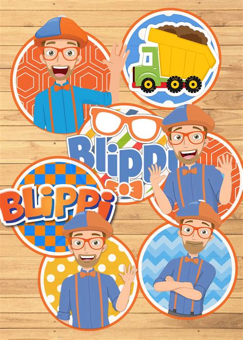 Free Blippi Printable Cupcake Toppers Oscarsitosroom