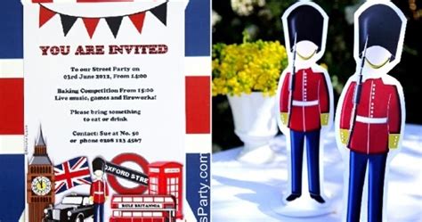 A British Inspired London Uk Party With Printables Party Ideas