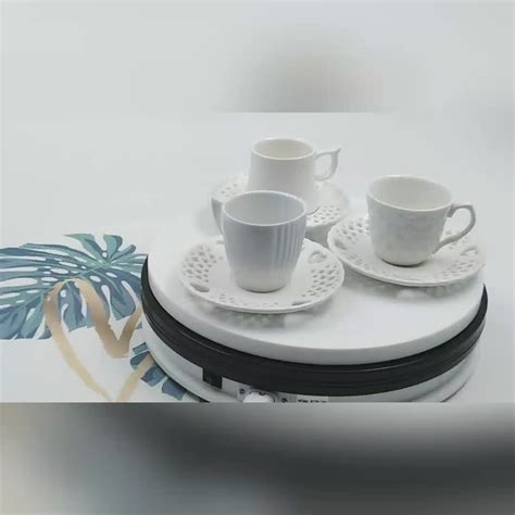 Factory Directly Cc Nice Porcelain Embossed Arabic Tea Coffee Cup And