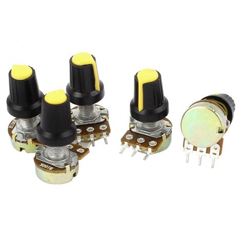 Potentiometers And Variable Resistors B100k 100k Ohm Linear Taper Rotary