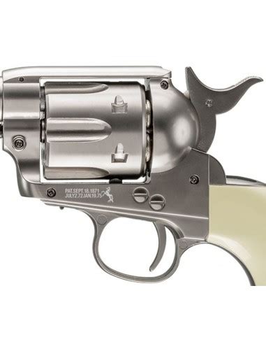 Revolver Colt Peacemaker Saa Nickel Co De Postas Calibre Mm 8850 Hot