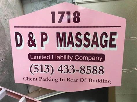 D And P Massage Massage Therapy In Cincinnati Ohio At 1718 East