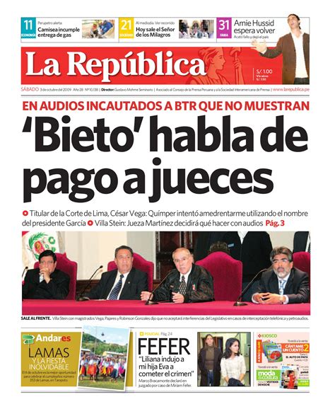 Edición La República 03102009 By Grupo La República Publicaciones Issuu