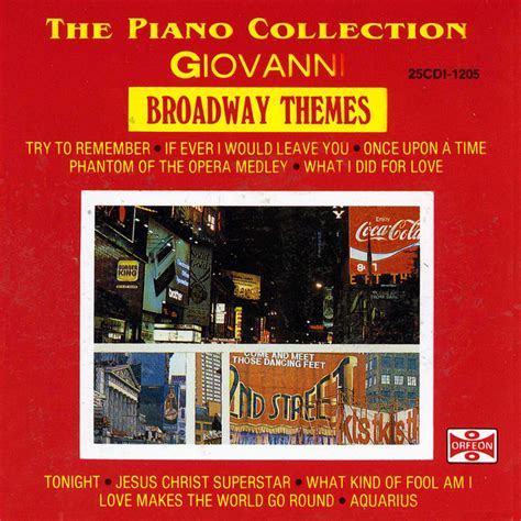 Broadway Themes Album By Giovanni Spotify