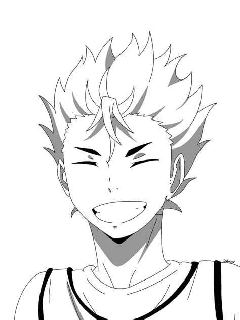 Nishinoya Coloring Pages Coloring Pages