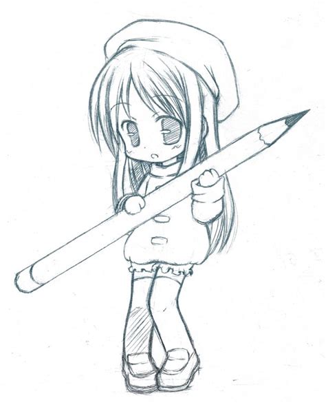 Pin By Sutanee Kundool On Dessin Chibi Drawings Anime Art Anime Sketch