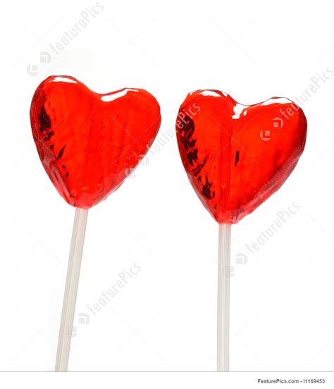 Heart Shaped Lollipops Stock Picture I1169453 At Featurepics