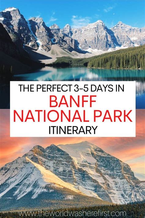 The Perfect 3 5 Days In Banff National Park Itinerary