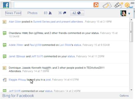 New Version Of Bing Toolbar With Facebook Integration From Microsoft