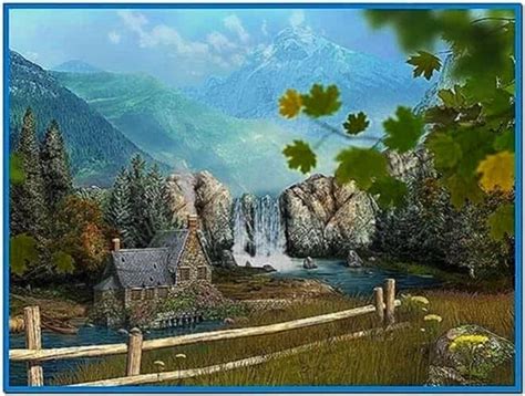 Mountain Waterfall 3d Screensaver And Animated Wallpaper Download