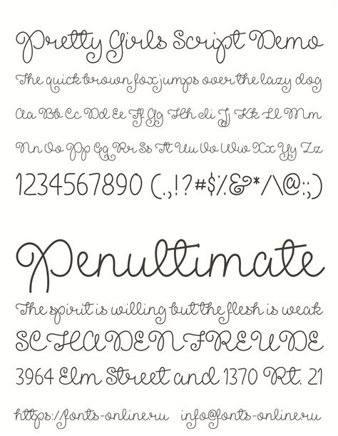 Pretty Girls Script Demo Font