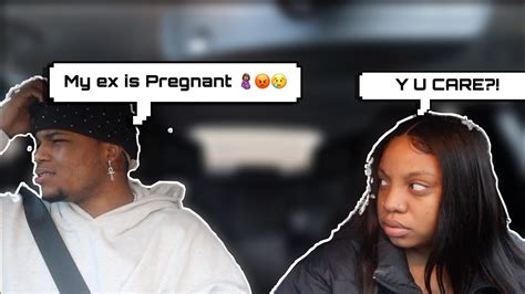 getting mad that my ex is pregnant prank on girlfriend youtube