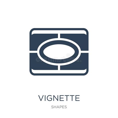 Increase the brush size, and simply erase some of the black layer to reveal the photo underneath. Vignette Icon On White Background. Simple Element Illustration From Shapes Concept Stock Vector ...