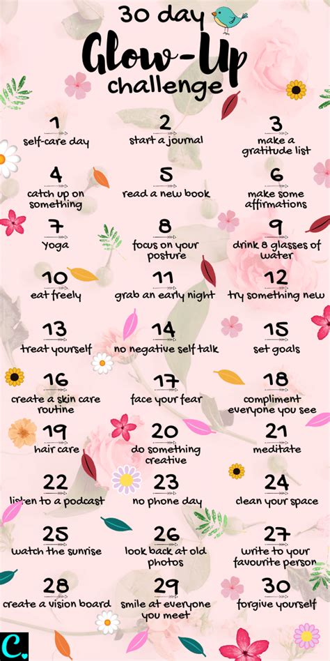 The Ultimate 30 Day Glow Up Challenge