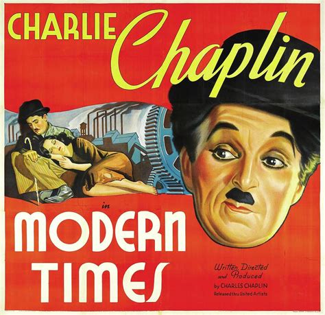 Charlie chaplin's modern times and the minstrel tradition. CHARLIE CHAPLIN in MODERN TIMES -1936-. Photograph by Album