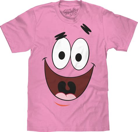 Patrick Star Face T Shirt Light Pink Tee Luv