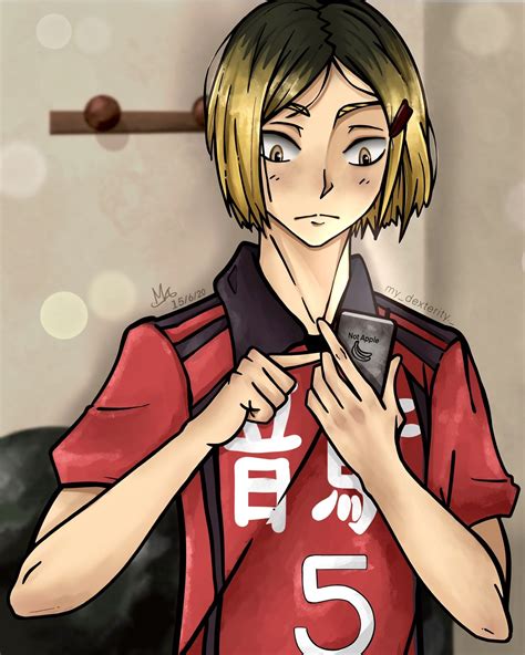 Kenma From Haikyuu Fanart By Mohib Khurram At