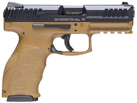 Hk Vp9 Semi Automatic Pistol 9mm Luger 409 Barrel 10 Round Black Flat