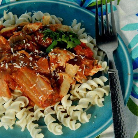 Spicy Kimchi Chicken Rotini Recipe