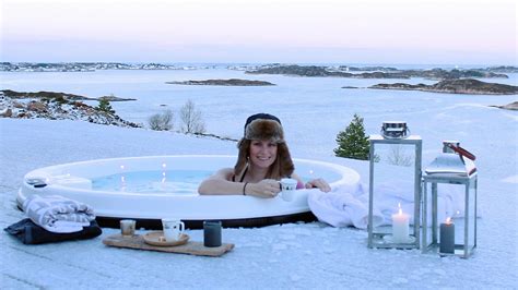Enjoying Your Hot Tub 5 Tips For The Winter Viking Spas Hot Tubs