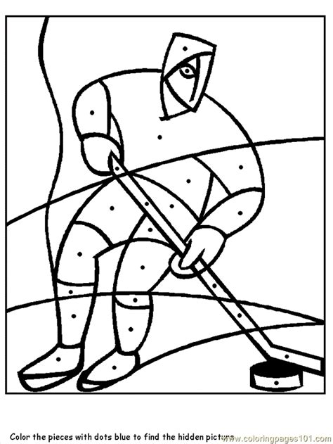 Use your watercolors to color a coloring page. Coloring Pages Coloring Hockey (Entertainment > Games ...