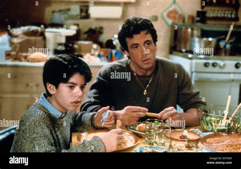 Sage Stallone And Sylvester Stallone Rocky V 1990 Stock Photo 55231400