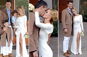 Martin Demichelis and Evangelina Anderson wedding in Buenos Aires ...