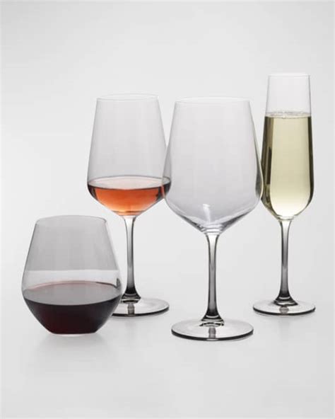 Mikasa Gianna Ombre Stemless Wine Glasses Set Of 4 Neiman Marcus