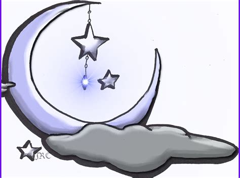 Moon And Star Drawing At Getdrawings Free Download