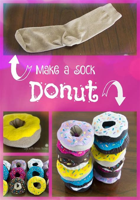Pretend Donuts Made From Socks In A Hurry Quick Easy