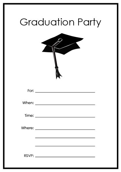 Free Printable Graduation Stationery Clipart Best