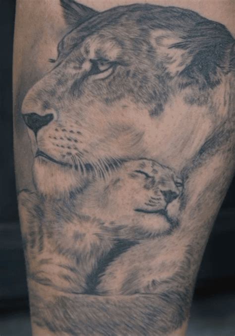 Discover More Than 75 Lion Lioness And Cub Tattoos Best Incdgdbentre